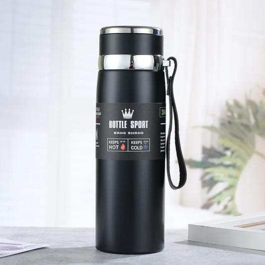 800ml Stainless Steel Water Bottle – Vacuum Insulated Hot & Cold Thermos Flask with Leak-Proof Lid