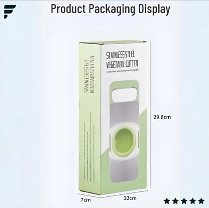 Stainless Steel Vegetable Cutter & Mandoline Slicer with Garlic Crusher | Manual Kitchen Slicer