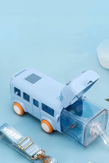 3D Bus Shape Kids Backpack | Cute Cartoon School Bag for Toddlers & Kindergarten