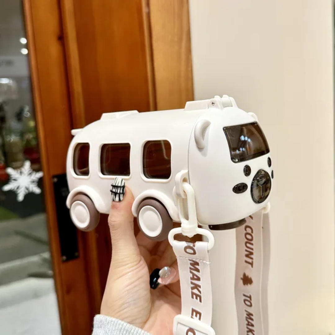 3D Bus Shape Kids Backpack | Cute Cartoon School Bag for Toddlers & Kindergarten