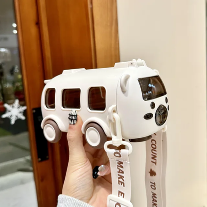 3D Bus Shape Kids Backpack | Cute Cartoon School Bag for Toddlers & Kindergarten