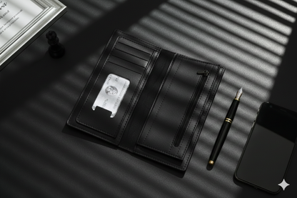 Long Wallet for Men – Premium Zipper Clutch Wallet with Card Holder & Cash Organizer