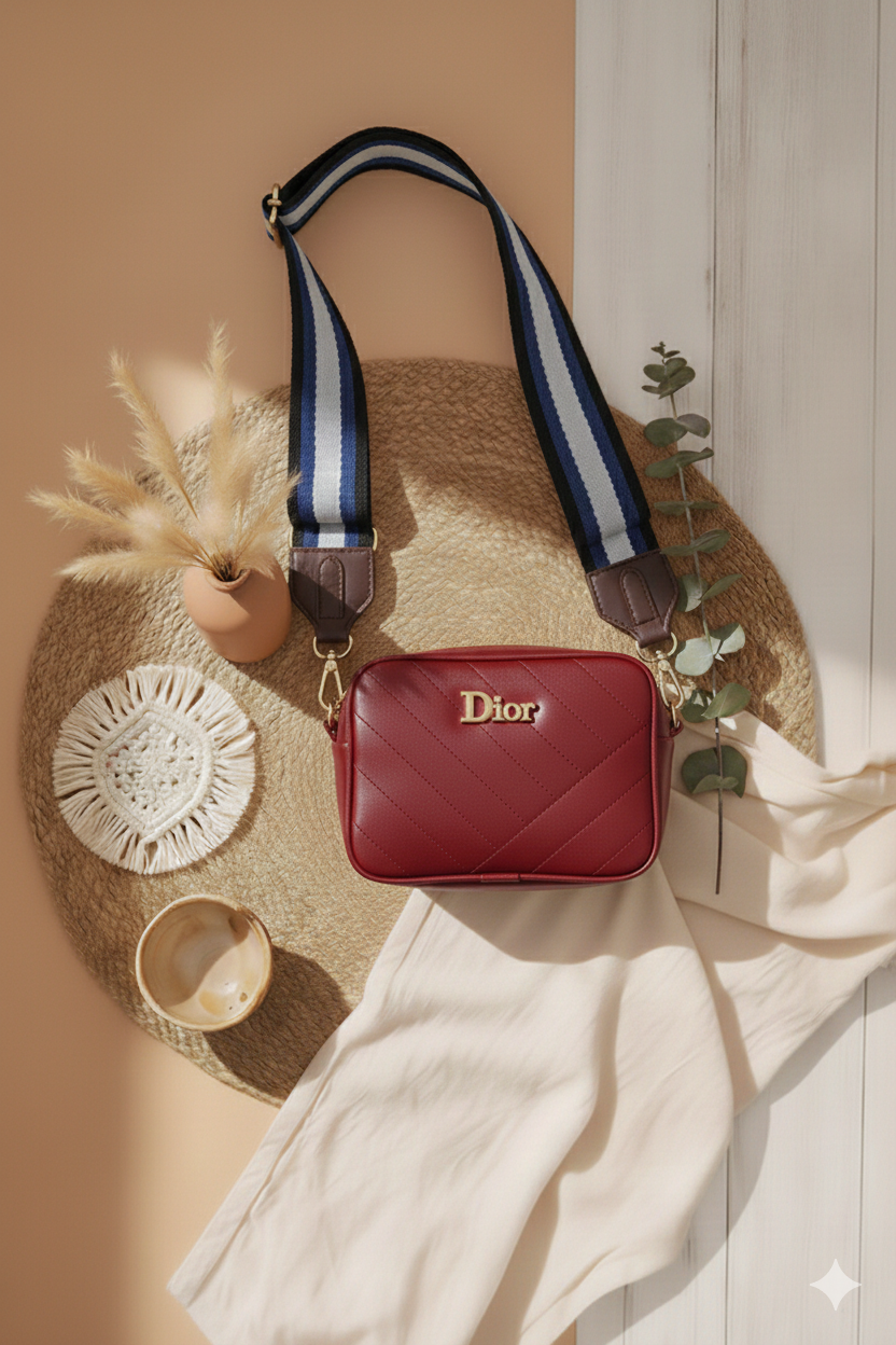 Luxury Crossbody Bag for Women – Designer Style Shoulder Purse with Adjustable Strap